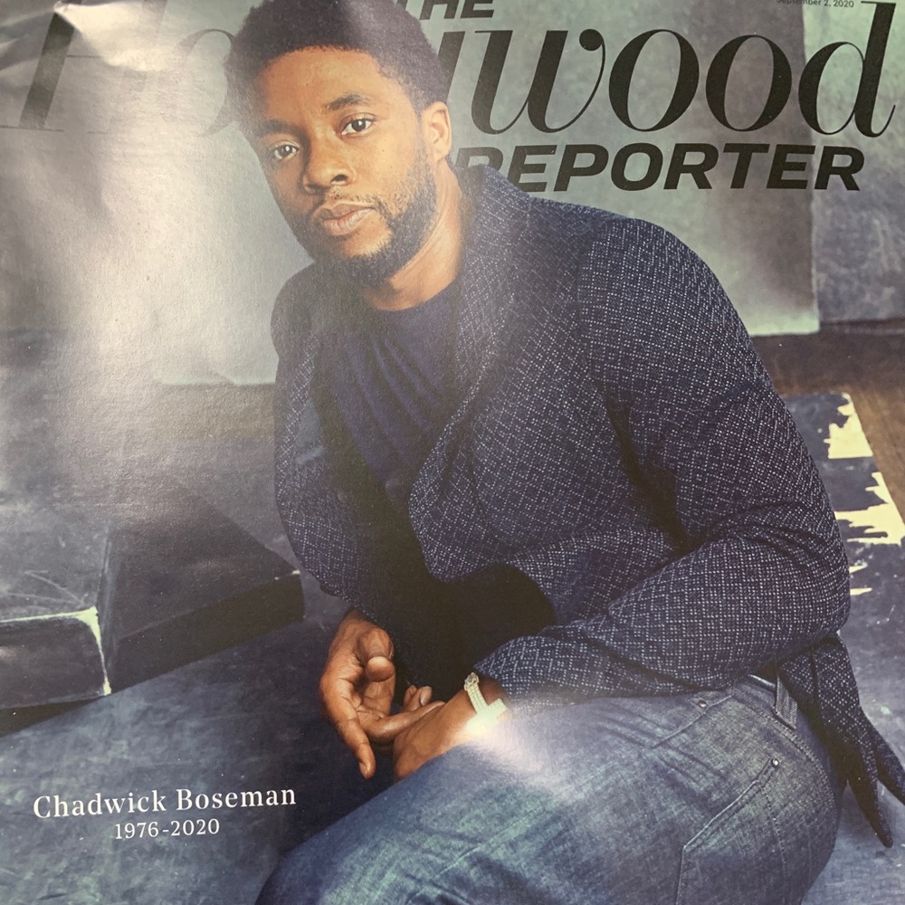 The Hollywood Reporter magazine Chadwick Boseman memorial Sept 2020 collectible